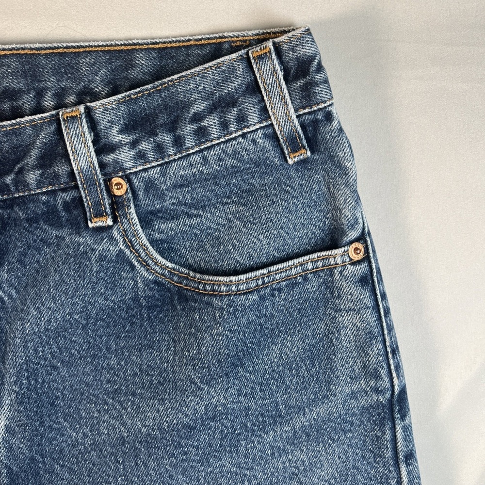 Levi's 505 Regular Fit Jeans Mens W36 L32 Blue Denim Classic Casual K5 - Picture 7 of 16